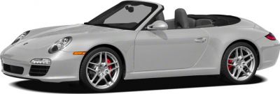 Silver convertible sports car with alloy wheels and aerodynamic design