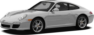 Silver sports coupe with aerodynamic body and alloy wheels