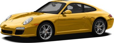 Yellow coupe with multi-spoke alloy wheels and aerodynamic profile