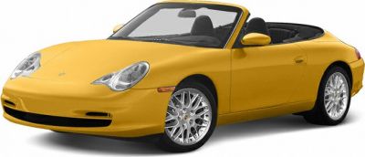 convertible yellow sports car with alloy wheels and rounded headlights