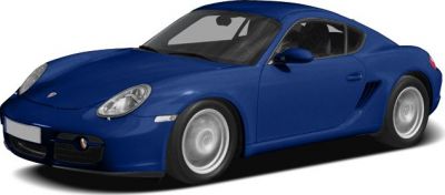 Blue sports coupe with rounded headlights and mid-engine layout