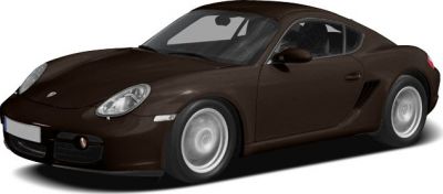Side profile of a black sports coupe with sleek design and aerodynamic shape
