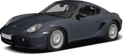 Side view of a sleek, dark grey sports coupe with aerodynamic curves and sporty wheel design