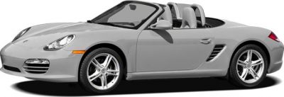 Side profile of convertible roadster with alloy wheels and aerodynamic design