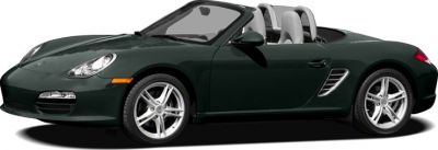 Side profile of a convertible sports coupe with alloy wheels