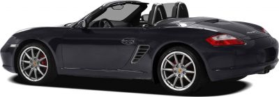Convertible sports car with alloy wheels and aerodynamic side vents