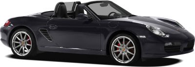 Sleek convertible sports car side profile with alloy wheels
