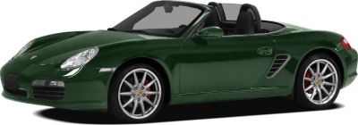 Green convertible roadster with alloy wheels and sleek front design