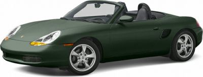 Convertible roadster with distinctive oval headlights and five-spoke alloy wheels