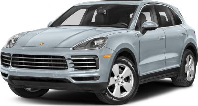Front 3/4 view showing headlights and grille of modern SUV
