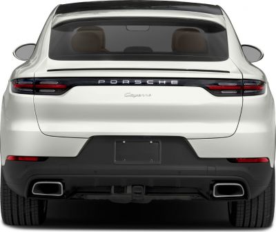 Sleek rear design with LED tail lights and dual exhaust outlets