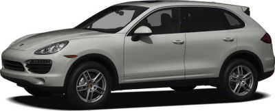 Side profile of white SUV with alloy wheels and sleek design