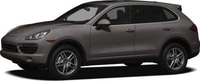 Side profile of a luxury SUV with distinct headlights and alloy wheels