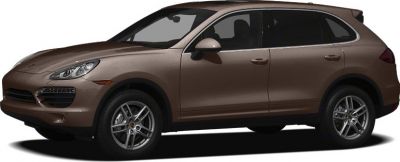Side view of a luxury SUV with alloy wheels and sleek design.