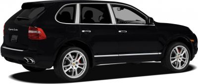Rear side profile with dual exhaust and alloy wheels