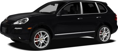 SUV side profile with alloy wheels and black paint