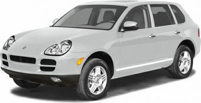 Front side profile of an SUV with headlights, alloy wheels, and side mirrors.