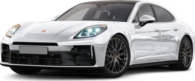 Front grille and sporty multi-spoke wheels of a luxury sedan