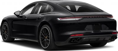 Sleek rear and side with LED taillights and quad exhaust tips