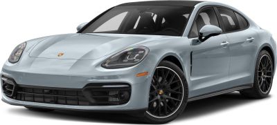 Front view with LED headlights and black alloy wheels