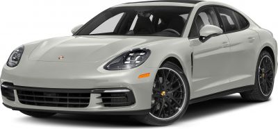 Front view with LED headlights and black alloy wheels