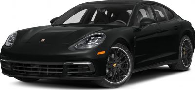 Front view with LED headlights and alloy wheels