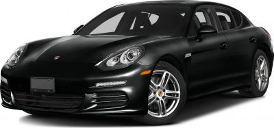Front angle view showing sleek headlights and alloy wheels.