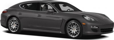 Side profile of a luxury sports sedan with alloy wheels