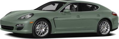 Side profile of sleek four-door luxury sedan with alloy wheels