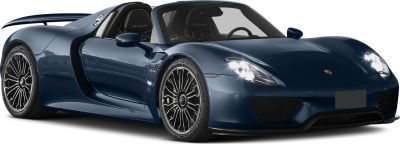 Blue convertible sports roadster with aerodynamic curves and distinctive wheels