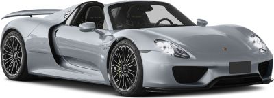 Sleek hybrid sports car front side with aerodynamic shape and distinctive wheels