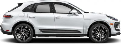 Side profile of luxury SUV with distinctive alloy wheels and sleek design