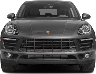 Close-up front view with headlights and grille