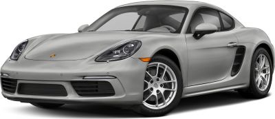 Front view of a sporty coupe with sleek headlights and aerodynamic design
