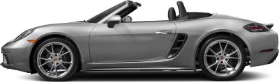 Convertible sports coupe with aerodynamic side air intakes and multi-spoke alloy wheels