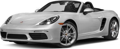 Convertible with sleek headlights and sporty alloy wheels