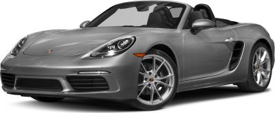 Sleek silver convertible with prominent headlights and sporty alloy wheels