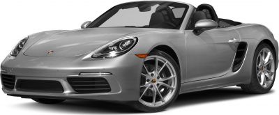 Silver convertible with distinctive headlights and sporty alloy wheels