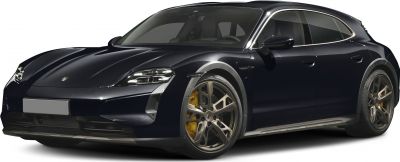 Electric luxury SUV with LED headlights and distinctive alloy wheels