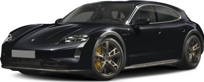 Front angled view with sleek headlights and alloy wheels