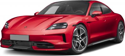 Sleek electric luxury sedan with LED headlights and alloy wheels
