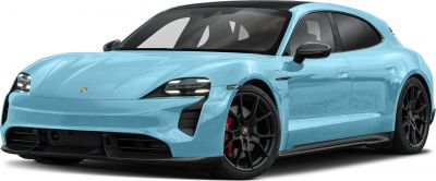 Front and side view with LED headlights and sporty wheels