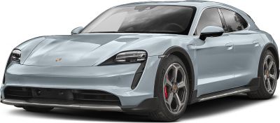 Front and side view of an electric wagon with LED headlights and alloy wheels
