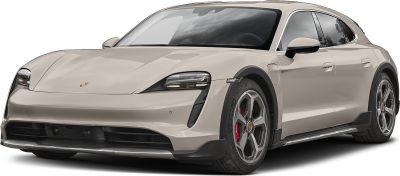 Sleek front three-quarter with LED headlights and alloy wheels
