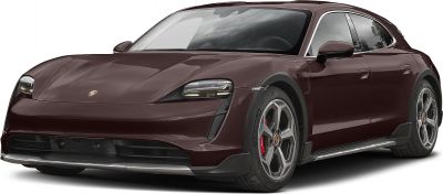 Modern electric SUV front with sleek LED headlights and sporty wheels