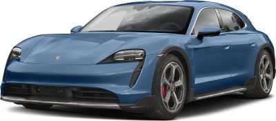 Aerodynamic electric crossover with sleek front and LED headlights