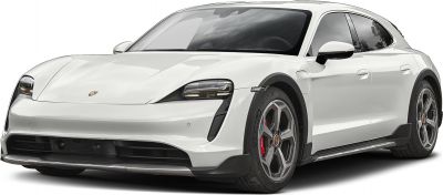 Front-side view of electric SUV with LED headlights and aerodynamic design