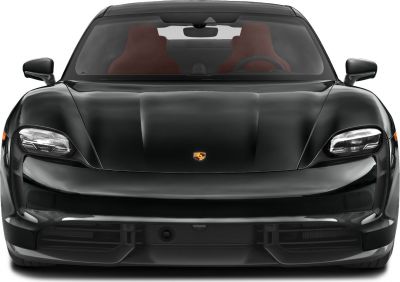 Front view with sleek hood, LED headlights, and two visible seats