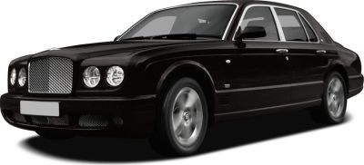 Front grille, headlights, and side profile of luxury sedan