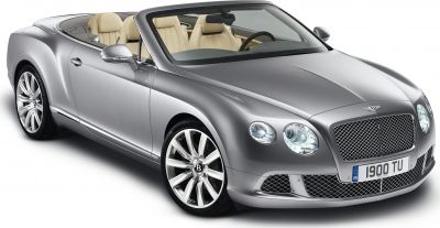 Luxury convertible with LED circular headlights and alloy wheels
